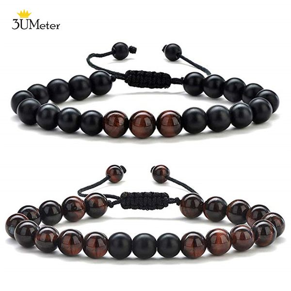 natural stone beads bracelet adjustable 8mm red tiger eye bracelets braided rope black matte onyx stone beads bracelet for men
natural stone beads bracelet adjustable 8mm red tiger eye bracelets braided rope black matte onyx stone beads bracelet for men