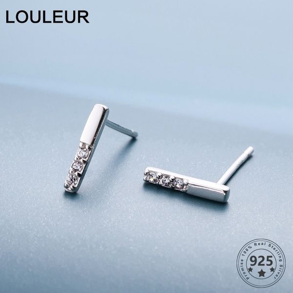 Stud Louleur Real 925 Sterling Silver Zircon Earrings Vertical Bar Romantic Elegant Wedding Earrings For Women Jewelry Birthday Gifts, Golden;silver
Stud Louleur Real 925 Sterling Silver Zircon Earrings Vertical Bar Romantic Elegant Wedding Earrings For Women Jewelry Birthday Gifts, Golden;silver