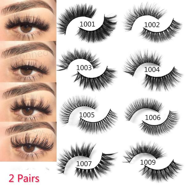 2 pairs /box natural long 3d false eyelashes fluffy lashes reusable cruelty-eye makeup tools thick eye extension tools
2 pairs /box natural long 3d false eyelashes fluffy lashes reusable cruelty-eye makeup tools thick eye extension tools