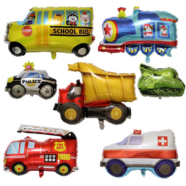 new kids gift tank ambulance bus fire truck holiday cartoon aluminium foil balloons children birthday party decoration balloon
new kids gift tank ambulance bus fire truck holiday cartoon aluminium foil balloons children birthday party decoration balloon