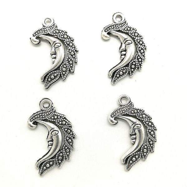 lot 100pcs god moon face alloy charms pendants retro jewelry making diy keychain ancient silver pendant for bracelet earrings 28x17mm, Bronze;silver
lot 100pcs god moon face alloy charms pendants retro jewelry making diy keychain ancient silver pendant for bracelet earrings 28x17mm, Bronze;silver