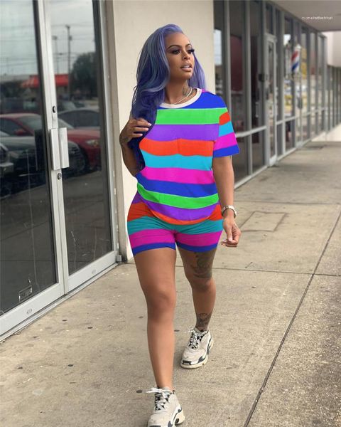 designer clothing sets summer fashion 2pcs suits sports casual rainbow strip two piece set women tracksuits, Gray
designer clothing sets summer fashion 2pcs suits sports casual rainbow strip two piece set women tracksuits, Gray