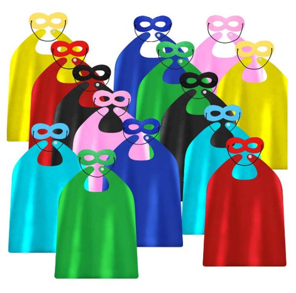 superhero capes and masks for kids birthday party diy dress up costumes bulk pack of 28 pcs
superhero capes and masks for kids birthday party diy dress up costumes bulk pack of 28 pcs
