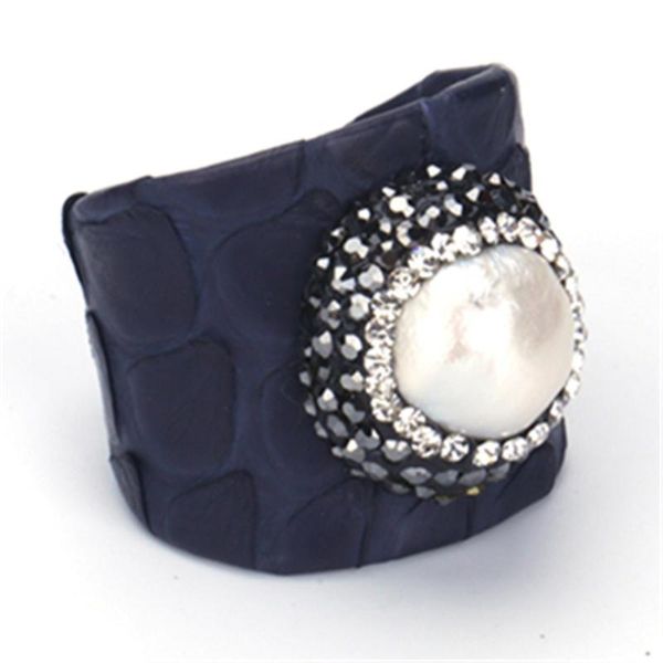 natural freshwater pearl bead rhinestone charm wrap black navy blue navy blue real snake leather adjustable open ring cuff women, Golden;silver
natural freshwater pearl bead rhinestone charm wrap black navy blue navy blue real snake leather adjustable open ring cuff women, Golden;silver