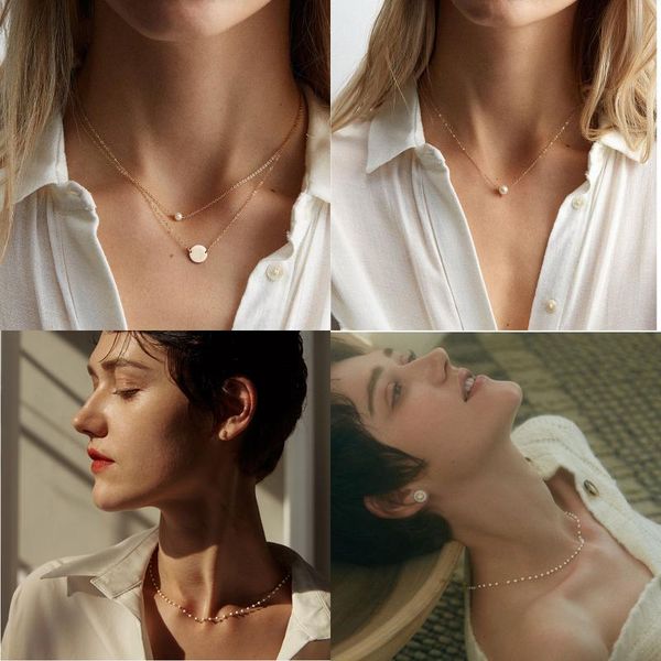 pendant necklaces vintage gold color simulated-pearl chain choker necklace for women party collar fashion wedding jewelry gift wholesale, Silver
pendant necklaces vintage gold color simulated-pearl chain choker necklace for women party collar fashion wedding jewelry gift wholesale, Silver