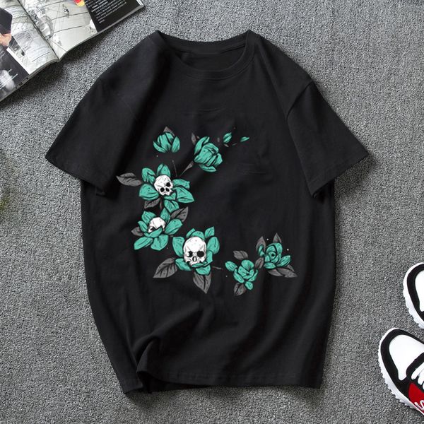 creative design floral skull hip hop print streetwear harajuku men t shirt casual funny tshirts women tee hipster clothes
creative design floral skull hip hop print streetwear harajuku men t shirt casual funny tshirts women tee hipster clothes