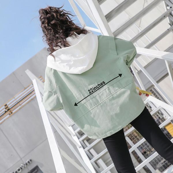 wholesale- fashion hooded baseball jacket women spring autumn korean casual loose ladies new long sleeve solid zipper outerwear, Black;brown
wholesale- fashion hooded baseball jacket women spring autumn korean casual loose ladies new long sleeve solid zipper outerwear, Black;brown