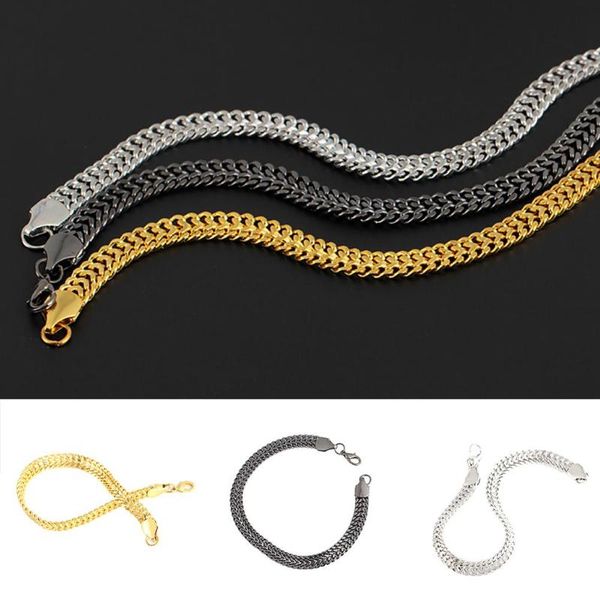 модный унисекс панк ювелирные изделия черный браслет из нержавеющей стали браслет браслет браслет клуб ювелирных изделий подарок, Black
модный унисекс панк ювелирные изделия черный браслет из нержавеющей стали браслет браслет браслет клуб ювелирных изделий подарок, Black