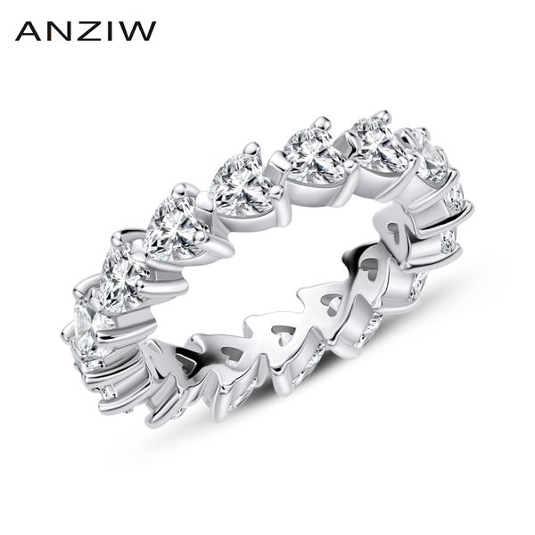 925 sterling silver wedding engagement full enternity rings anniversary heart cut ring silver women bridal ring jewelry t200905, Slivery;golden
925 sterling silver wedding engagement full enternity rings anniversary heart cut ring silver women bridal ring jewelry t200905, Slivery;golden