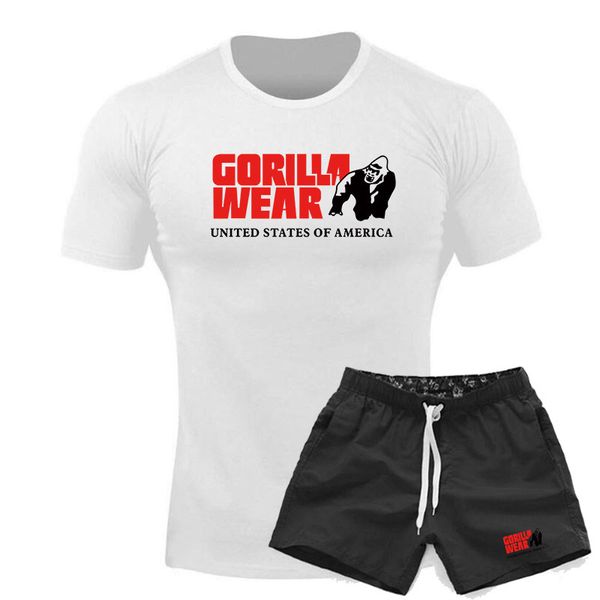 мужчины спорт горилла wear костюм set мода весна повседневный костюм футболка + шорты мужские set sports two мужской костюм, Black;brown
мужчины спорт горилла wear костюм set мода весна повседневный костюм футболка + шорты мужские set sports two мужской костюм, Black;brown