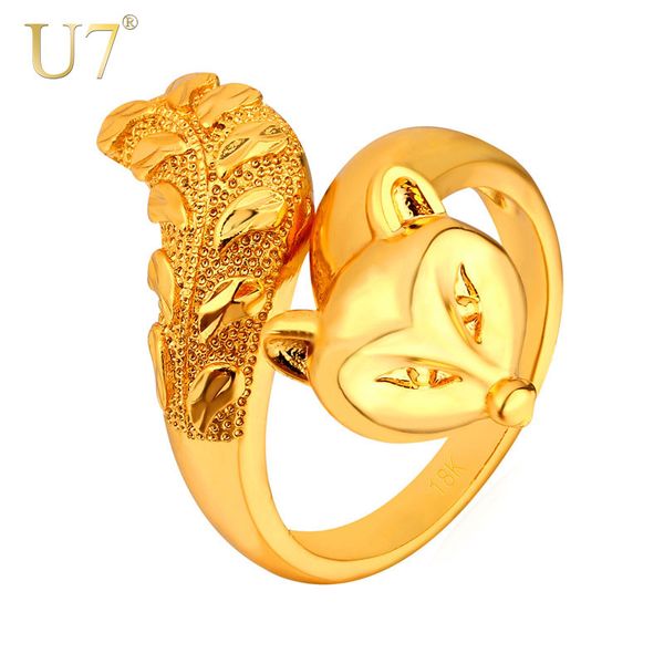 u7 fashion animal ring for women jewelry gold/silver color trendy cool party fire ring wholesale r437, Golden;silver
u7 fashion animal ring for women jewelry gold/silver color trendy cool party fire ring wholesale r437, Golden;silver