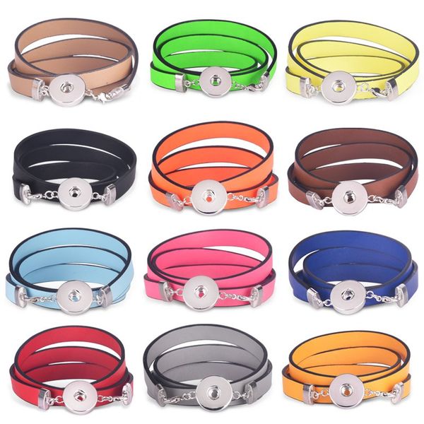 pure colors snap bracelet&bangles silver plated charm wrap leather bracelets for women fit 18mm snaps button chain hand jewelry, Golden;silver
pure colors snap bracelet&bangles silver plated charm wrap leather bracelets for women fit 18mm snaps button chain hand jewelry, Golden;silver