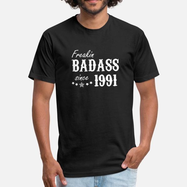 freakin badass since 1991 t shirt men designer cotton plus size 3xl cool sunlight breathable spring cool shirt, White;black
freakin badass since 1991 t shirt men designer cotton plus size 3xl cool sunlight breathable spring cool shirt, White;black