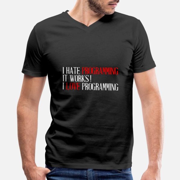 i hate programming works love t shirt men customized short sleeve size s-3xl family interesting authentic spring autumn original shirt
i hate programming works love t shirt men customized short sleeve size s-3xl family interesting authentic spring autumn original shirt