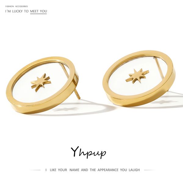 yhpup new fashion simple design stainless steel stud earrings round geometric brincos for women aretes de mujer modernos 2020, Golden;silver
yhpup new fashion simple design stainless steel stud earrings round geometric brincos for women aretes de mujer modernos 2020, Golden;silver