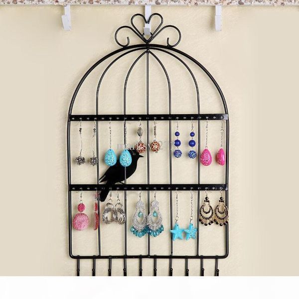железный birdcage wall hanging серьги ожерелья браслеты держатель дисплея ювелирных изделий подставка для хранения полка коллекция многофунк, Black;white
железный birdcage wall hanging серьги ожерелья браслеты держатель дисплея ювелирных изделий подставка для хранения полка коллекция многофунк, Black;white