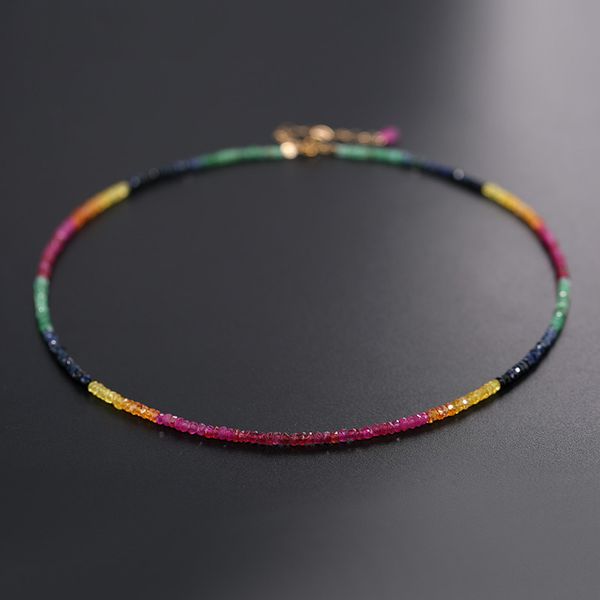 daimi faceted color sapphire necklace female gemstones genuine yellow 14k gold jection necklace for girlfriend, Silver
daimi faceted color sapphire necklace female gemstones genuine yellow 14k gold jection necklace for girlfriend, Silver