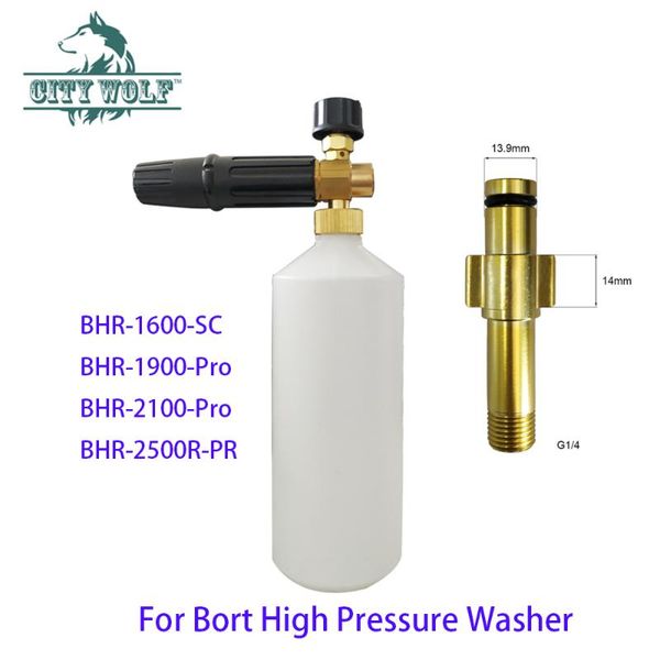 city wolf high pressure snow foam lance soap bottle for bort bhr-1600-sc bhr-1900-pro bhr-2100-pro auto washer car accessories
city wolf high pressure snow foam lance soap bottle for bort bhr-1600-sc bhr-1900-pro bhr-2100-pro auto washer car accessories