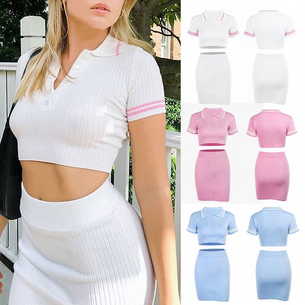 party two-piece summer casual knitted cropped v-neck short sleeves and mini tight skirt x0923, Gray
party two-piece summer casual knitted cropped v-neck short sleeves and mini tight skirt x0923, Gray