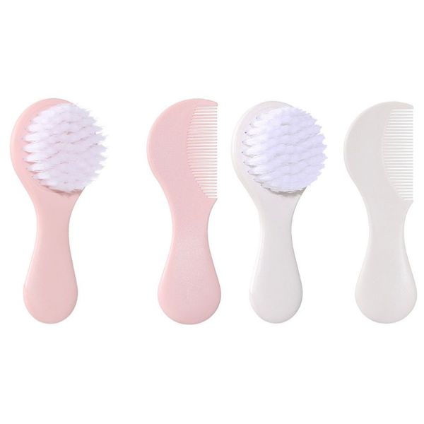 2pcs infant baby hair brush comb set newborn toddler scalp massager grooming kit 831e, Silver
2pcs infant baby hair brush comb set newborn toddler scalp massager grooming kit 831e, Silver