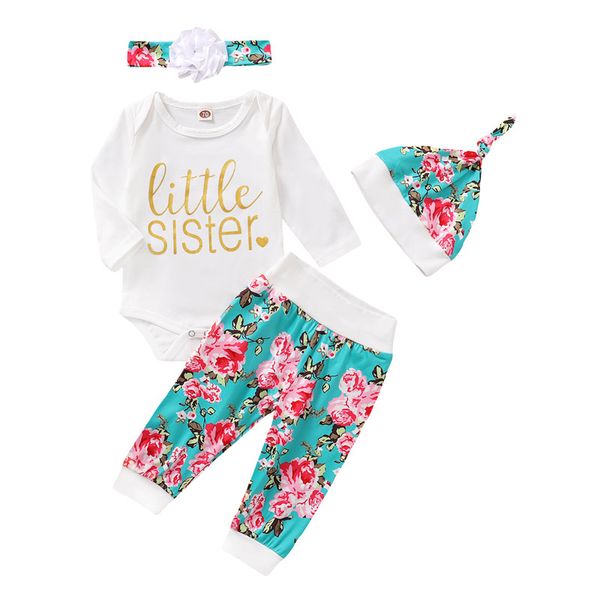 floral baby romper set infant girls letter rompers long sleeve kids cartoon baby clothes toddler flower pants headband hats 060807, White
floral baby romper set infant girls letter rompers long sleeve kids cartoon baby clothes toddler flower pants headband hats 060807, White