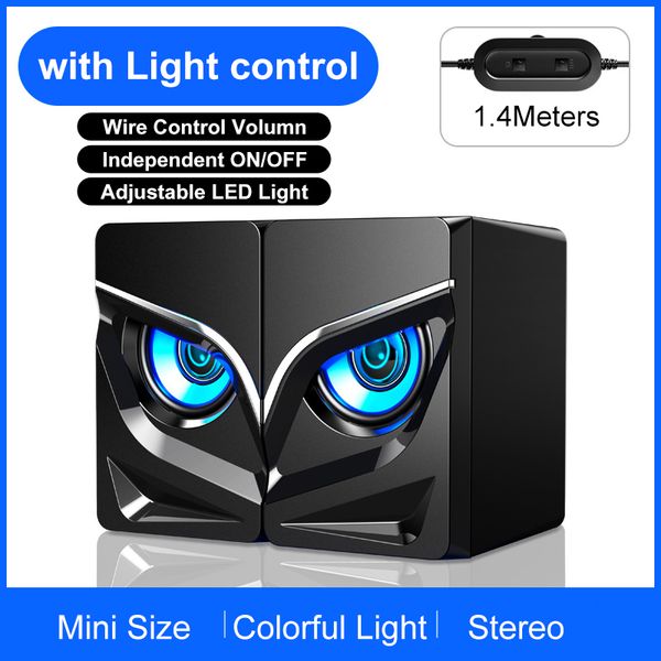 mini stereo bass colorful deskcomputer speaker with light control usb power supply loudspeaker for pc lapsmartphone
mini stereo bass colorful deskcomputer speaker with light control usb power supply loudspeaker for pc lapsmartphone