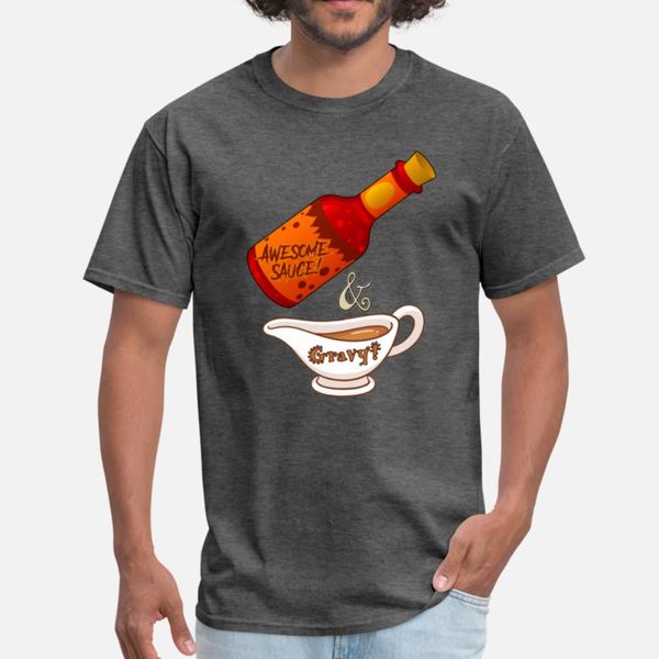 awesome sauce & gravy t shirt men custom short sleeve euro size s-3xl pattern sunlight new fashion spring autumn natural shirt
awesome sauce & gravy t shirt men custom short sleeve euro size s-3xl pattern sunlight new fashion spring autumn natural shirt