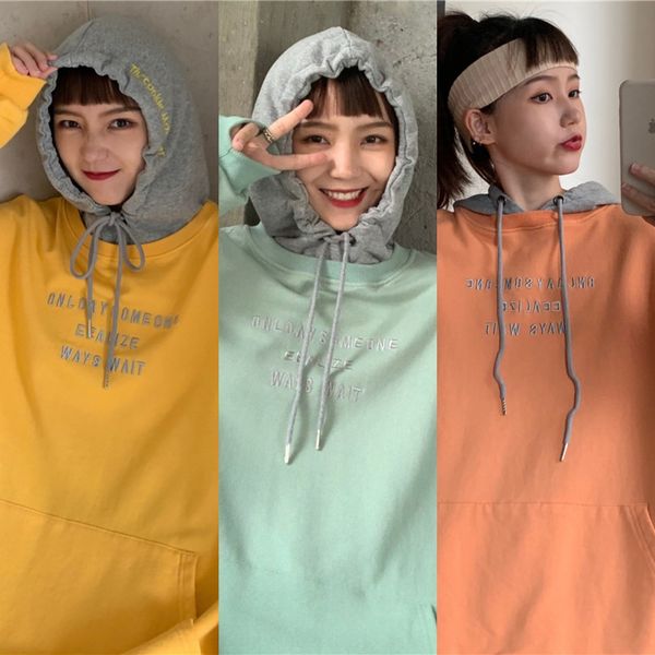 ulzzang women's spring and autumn loose korean style ins coat sweater sweater baita lazy style bf thin super fire cec coat kkhgo, Black
ulzzang women's spring and autumn loose korean style ins coat sweater sweater baita lazy style bf thin super fire cec coat kkhgo, Black