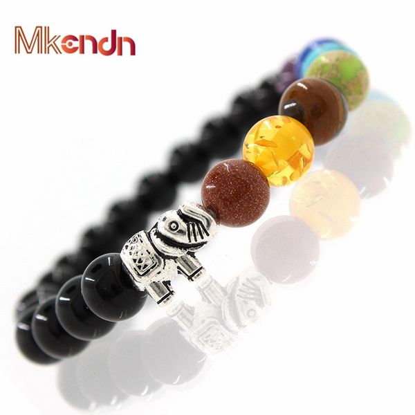 new arrival lava matte stone beads 7 chakra healing balance elephant bracelets feminino yoga reiki prayer male female bracelet, Black
new arrival lava matte stone beads 7 chakra healing balance elephant bracelets feminino yoga reiki prayer male female bracelet, Black