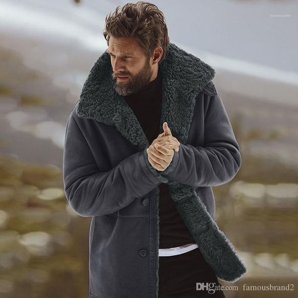 fleece lamb jacket turn-down collar anti cold jackets men winter thick designer coats warm, Black;brown
fleece lamb jacket turn-down collar anti cold jackets men winter thick designer coats warm, Black;brown