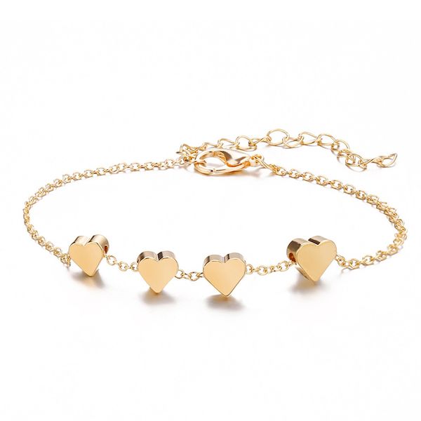bracelet chain simple jewelry love heart shape decoration for women lady girl ll@17, Black
bracelet chain simple jewelry love heart shape decoration for women lady girl ll@17, Black