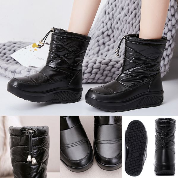 weweya резинка winter snow boots женщин платформы кроссовки сапоги женские теплые хлопок клинья обувь женщина botas mujer большой размер, Black
weweya резинка winter snow boots женщин платформы кроссовки сапоги женские теплые хлопок клинья обувь женщина botas mujer большой размер, Black
