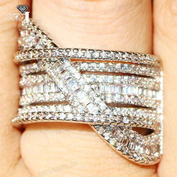 yayi jewelry princess cut 6.4ct white zircon silver color engagement rings wedding heart rings girls party gifts 844, Golden;silver
yayi jewelry princess cut 6.4ct white zircon silver color engagement rings wedding heart rings girls party gifts 844, Golden;silver