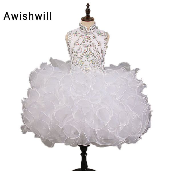 real ps white flower girl dresses for wedding party sleeveless beaded organza open back first communion dresses for girls, Red;yellow
real ps white flower girl dresses for wedding party sleeveless beaded organza open back first communion dresses for girls, Red;yellow