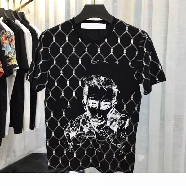 spring summer europe usa cool graffiti iron netting painting human om tee tshirt men women casual skateboard cotton t shirt, White;black
spring summer europe usa cool graffiti iron netting painting human om tee tshirt men women casual skateboard cotton t shirt, White;black
