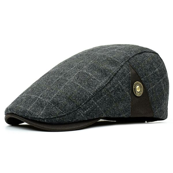 berets fashion vintage autumn winter hats for men casual cotton beret caps adjustion plaid mens flat hat, Blue;gray
berets fashion vintage autumn winter hats for men casual cotton beret caps adjustion plaid mens flat hat, Blue;gray