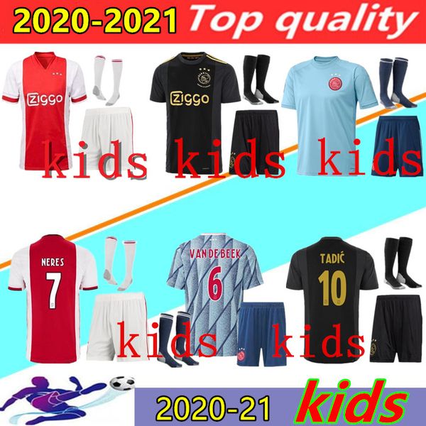 2020 2021 ajax fc soccer jerseys home away kids kits 20/21 camisa neres tadic ziyech promes ven de beek third football training shirt kit, Black
2020 2021 ajax fc soccer jerseys home away kids kits 20/21 camisa neres tadic ziyech promes ven de beek third football training shirt kit, Black