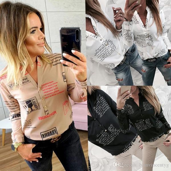 summer ol white t shirt office letter print ladies shirts chiffon blusas long sleeve slim fit work blouse plus size
summer ol white t shirt office letter print ladies shirts chiffon blusas long sleeve slim fit work blouse plus size