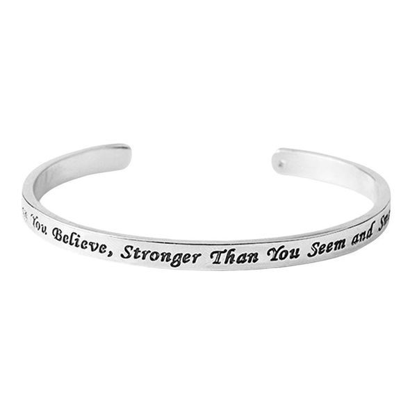 fashion lettering bangle alloy inspirational bracelet opening wrist ring fashion wrist decoration for men women, Black
fashion lettering bangle alloy inspirational bracelet opening wrist ring fashion wrist decoration for men women, Black