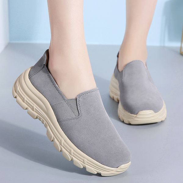 autumn women flats platform shoes ladies suede leather flat shoes women slip-on casual moccasins creepers tenis femini, Black
autumn women flats platform shoes ladies suede leather flat shoes women slip-on casual moccasins creepers tenis femini, Black