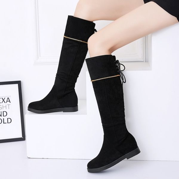 big size 9 10 11 12 boots women woman winter boots women shoes botas after band round head inside heighten, Black
big size 9 10 11 12 boots women woman winter boots women shoes botas after band round head inside heighten, Black