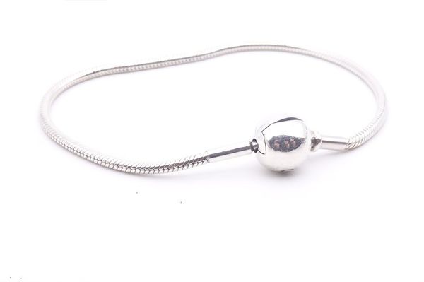 new silver essence bracelets authentic 925 sterling silver clip bracelets fashion thin snake chain for small hole essence charms hes1, Black
new silver essence bracelets authentic 925 sterling silver clip bracelets fashion thin snake chain for small hole essence charms hes1, Black