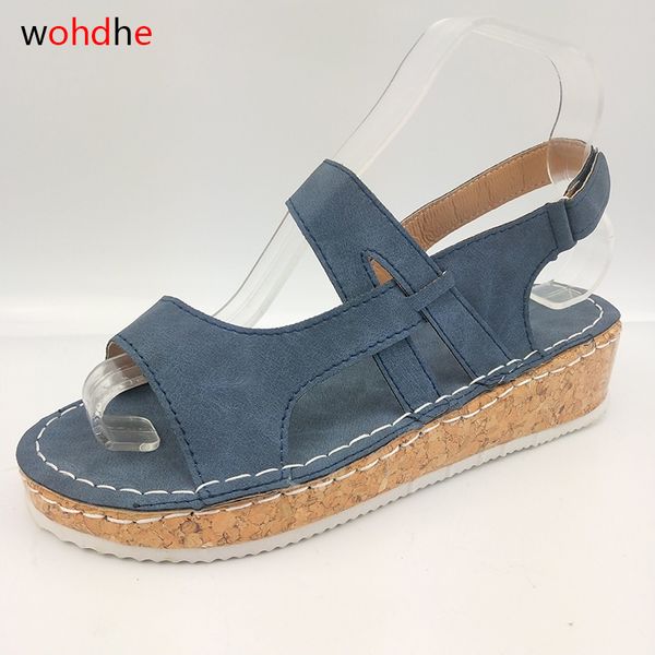 wohdhe casual peep toe women sandals buckle wedges platform sandalias summer shoes zapatos de mujer 2020 big plus size, Black
wohdhe casual peep toe women sandals buckle wedges platform sandalias summer shoes zapatos de mujer 2020 big plus size, Black