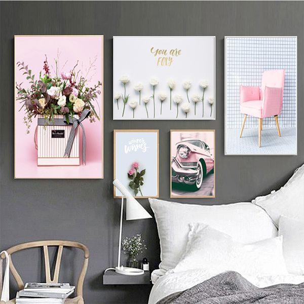 pink car wall art rose flower canvas prints wall art poster canvas paintings decorative pink cuadros girl's room decoracion
pink car wall art rose flower canvas prints wall art poster canvas paintings decorative pink cuadros girl's room decoracion