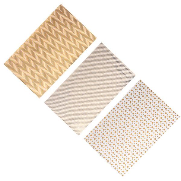 3pcs wrapping paper gold stamping gold stamping wrapping paper for flower gift book
3pcs wrapping paper gold stamping gold stamping wrapping paper for flower gift book