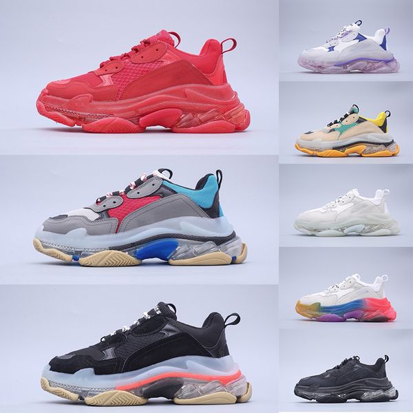 paris 17fw triple-s walking shoes luxury dad shoes chaussures triple s 17fw sneakers men women vintage old grandpa trainer clunky sneaker, Black
paris 17fw triple-s walking shoes luxury dad shoes chaussures triple s 17fw sneakers men women vintage old grandpa trainer clunky sneaker, Black