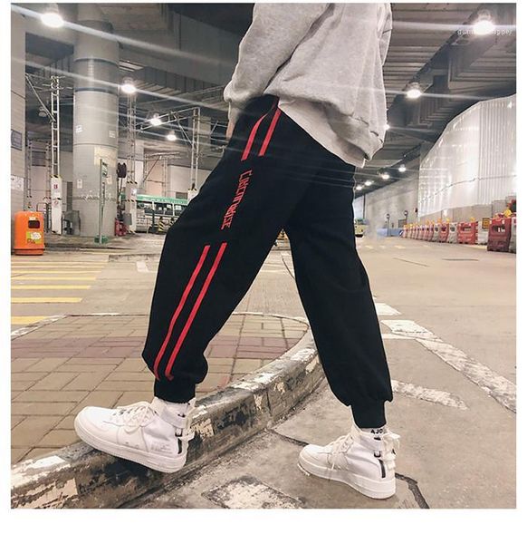fashion casual sports trousers males loose beam foot pant teenagers letter print harem pants spring autumn panelled striped, Black
fashion casual sports trousers males loose beam foot pant teenagers letter print harem pants spring autumn panelled striped, Black