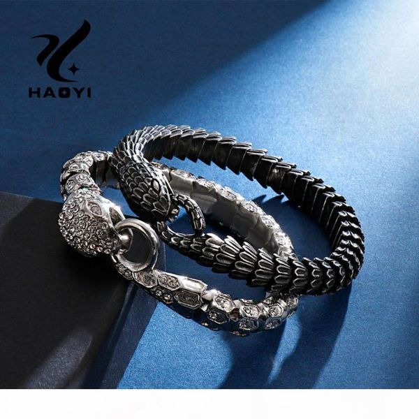 haoyi браслет из нержавеющей стали ювелирные изделия животных змеи винтажные подвески для мужчин титановые стали hip hop мозаика циркон брас, White
haoyi браслет из нержавеющей стали ювелирные изделия животных змеи винтажные подвески для мужчин титановые стали hip hop мозаика циркон брас, White