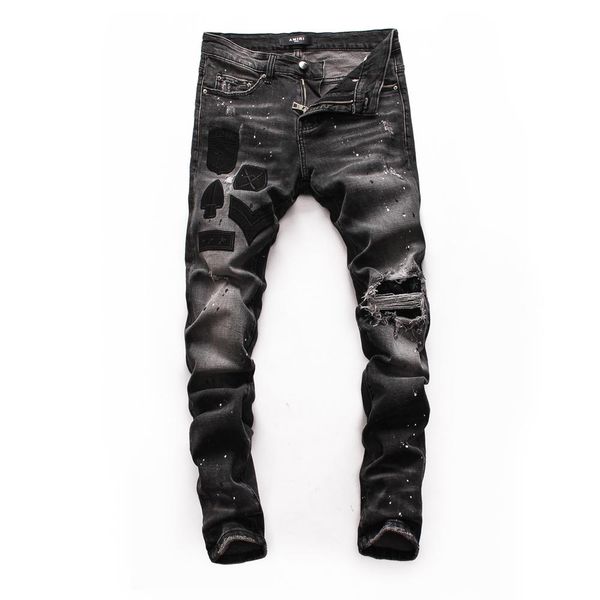 clothes wholesale amir i jeans mens luxury designer jeans brand baggy biker high waisted ripped rock miri jeans pants trousers a07, Blue
clothes wholesale amir i jeans mens luxury designer jeans brand baggy biker high waisted ripped rock miri jeans pants trousers a07, Blue
