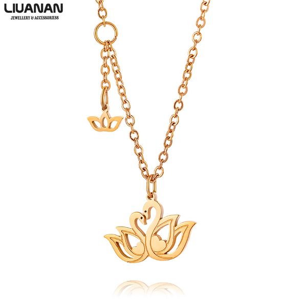 swans lotus necklace good karma buddha jewelry for women girl stainless steel pendant necklace gift for friend sister, Silver
swans lotus necklace good karma buddha jewelry for women girl stainless steel pendant necklace gift for friend sister, Silver